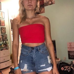 Red Tube Top